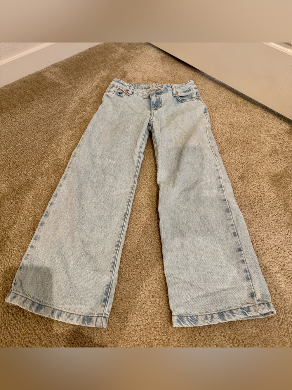 Cat & Jack Wide Leg Girls Jeans